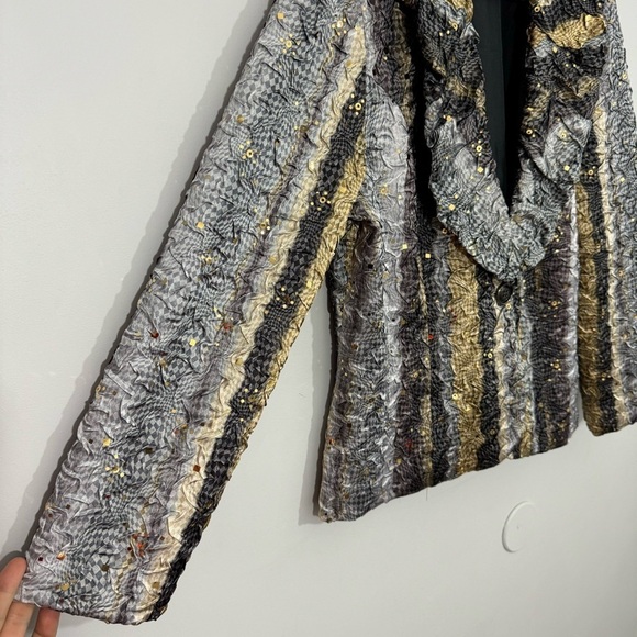 Joseph Ribkoff Multicolor Textured Jacket - Picture 6 of 13